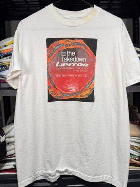 Vintage Pharmaceutical Ad Tee - Retro Medical Graphic White T-shirt